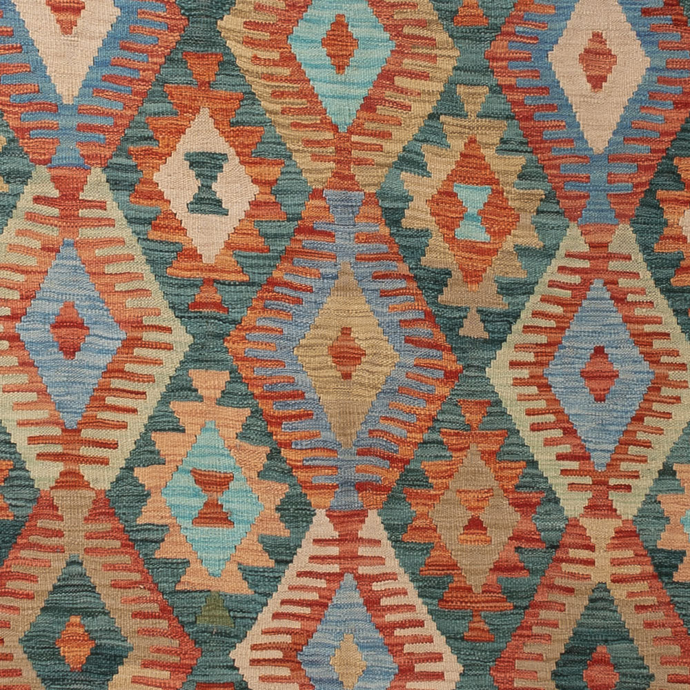 Kelim Teppich - Splash - 353 x 251 cm - bunt