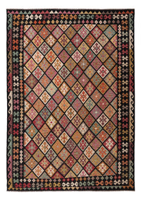 Kelim Teppich - Splash - 364 x 261 cm - bunt