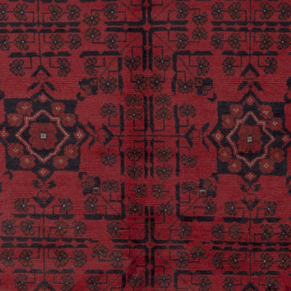 Afghan Teppich - Kunduz - 200 x 145 cm - rot
