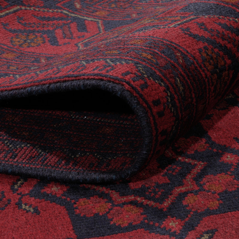 Afghan Teppich - Kunduz - 200 x 152 cm - rot