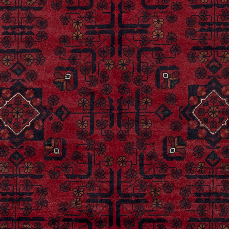 Afghan Teppich - Kunduz - Royal - 195 x 153 cm - rot