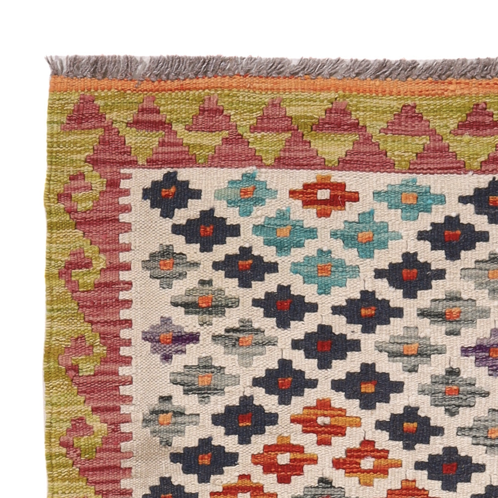 Kilim Maimana Tappeto 126x87cm - Tappeto di lana
