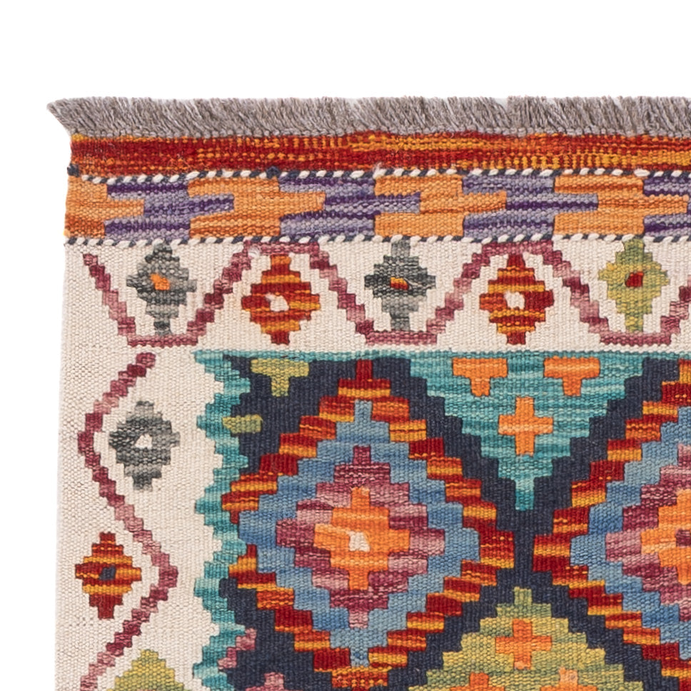 Kilim Maimana Tappeto 124x82cm - Tappeto di lana