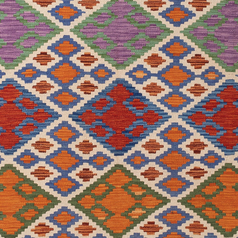 Kelim Teppich - Splash - 348 x 249 cm - bunt