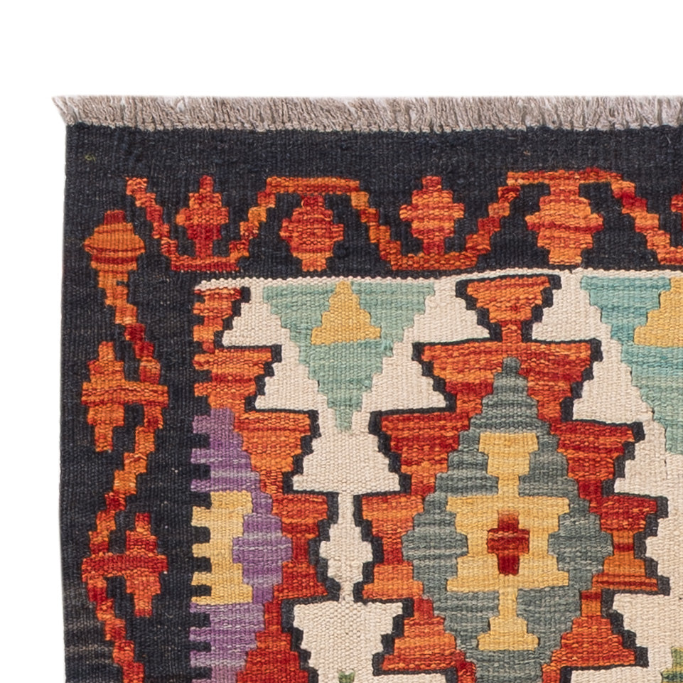 Kilim Maimana Tappeto 126x84cm - Tappeto di lana