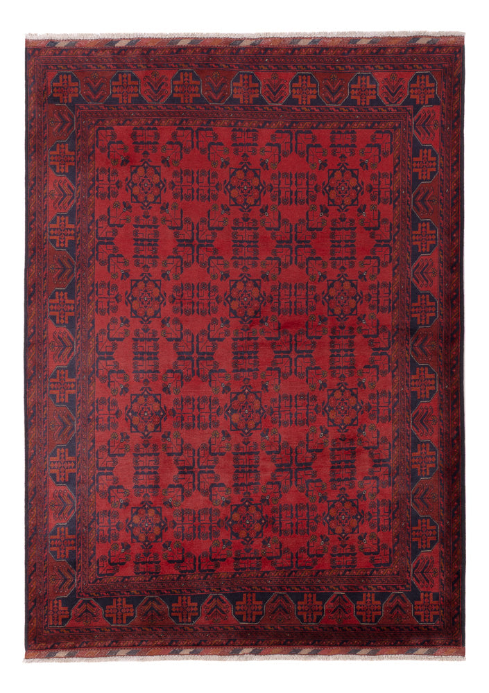 Afghan Teppich - Kunduz - 238 x 176 cm - rot