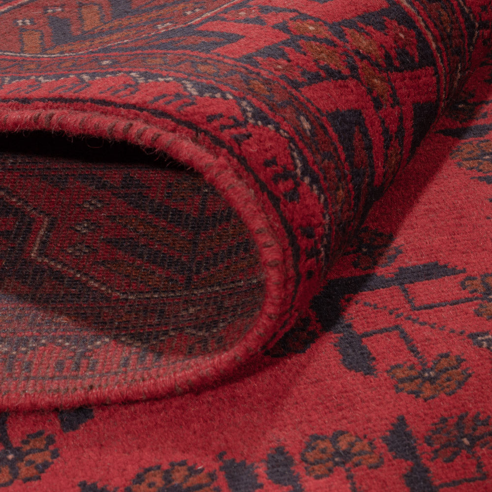 Afghan Teppich - Kunduz - 231 x 173 cm - rot