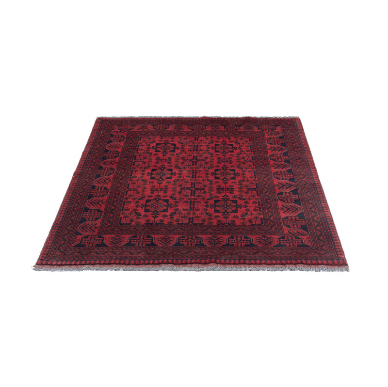 Afghan Teppich - Kunduz - 198 x 153 cm - rot