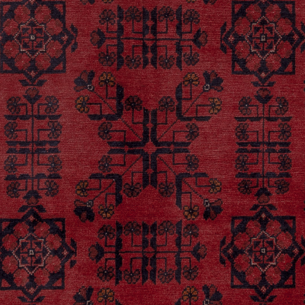 Afghan Teppich - Kunduz - 200 x 153 cm - rot
