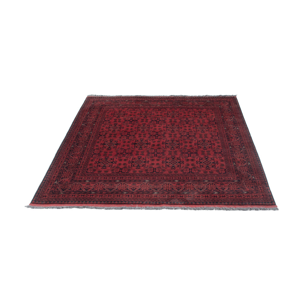 Afghan Teppich - Kunduz - 198 x 148 cm - rot