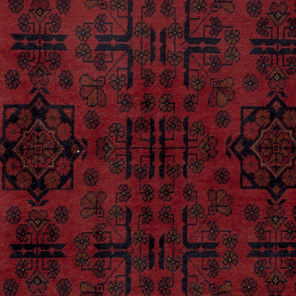 Afghan Teppich - Kunduz - 195 x 150 cm - rot