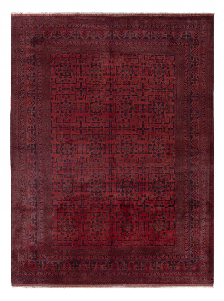 Afghan Teppich - Kunduz - 345 x 253 cm - rot