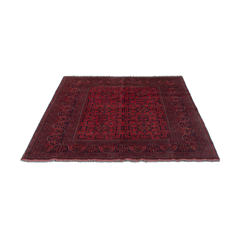 Afghan Teppich - Kunduz - 197 x 151 cm - rot