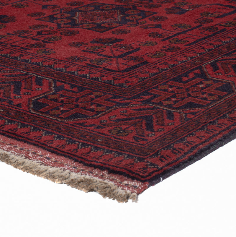 Afghan Teppich - Kunduz - 203 x 152 cm - rot