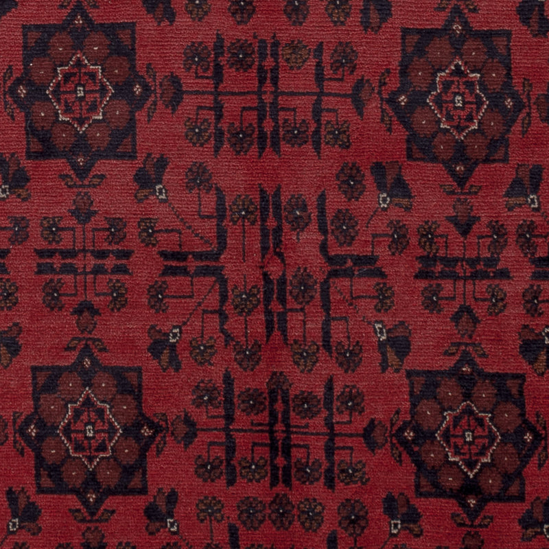 Afghan Teppich - Kunduz - 191 x 151 cm - rot