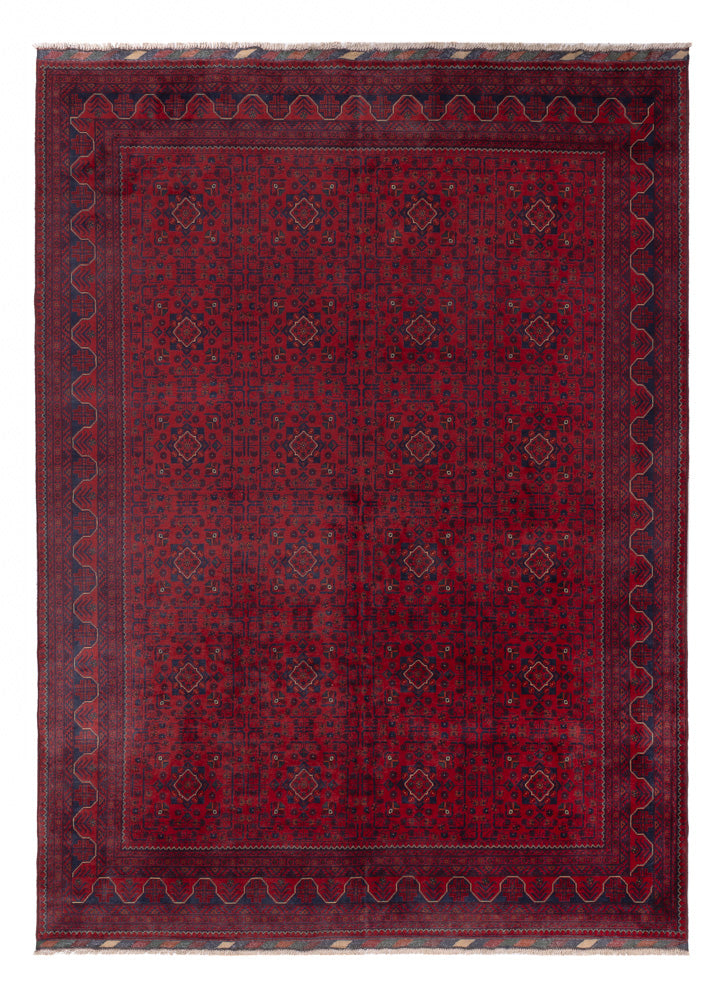 Afghan Teppich - Kunduz - 337 x 250 cm - rot