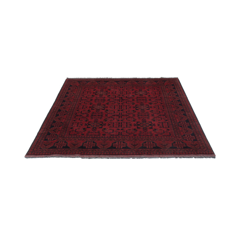 Afghan Teppich - Kunduz - 194 x 148 cm - rot