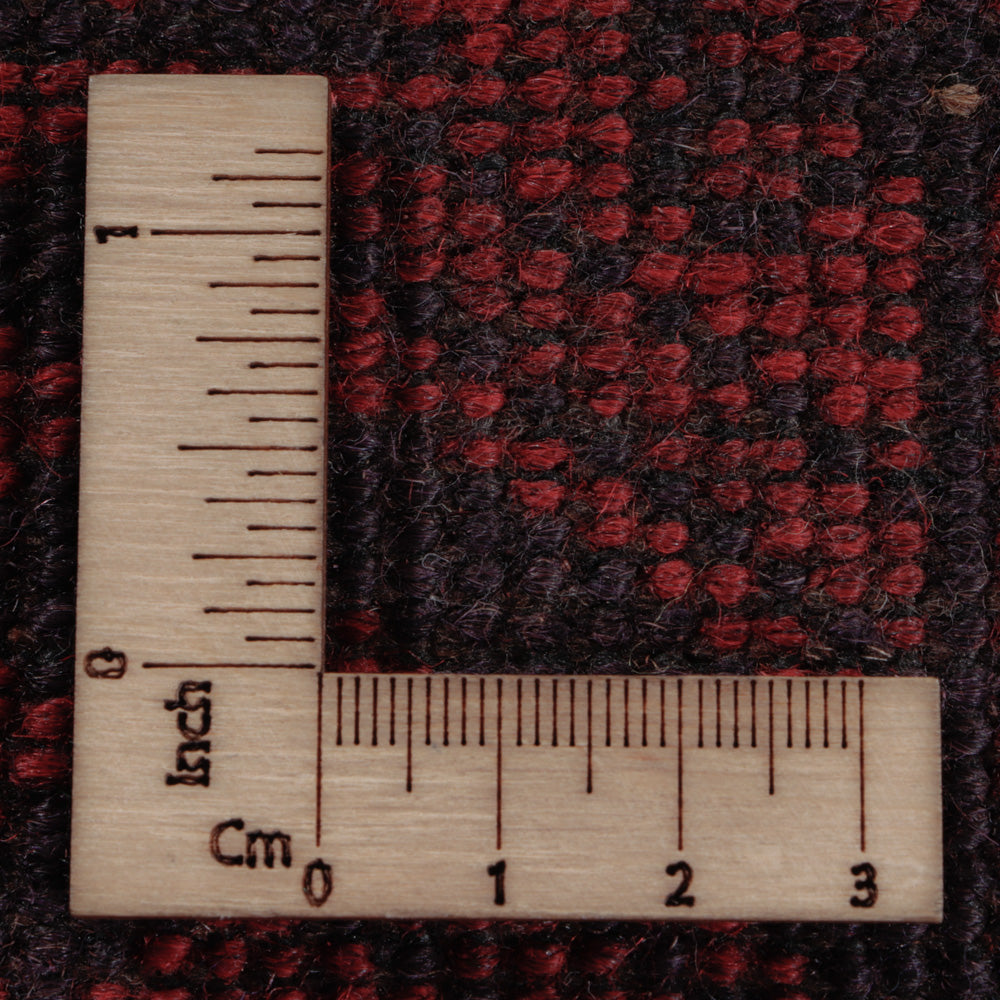 Afghan Teppich - Kunduz - 190 x 151 cm - rot