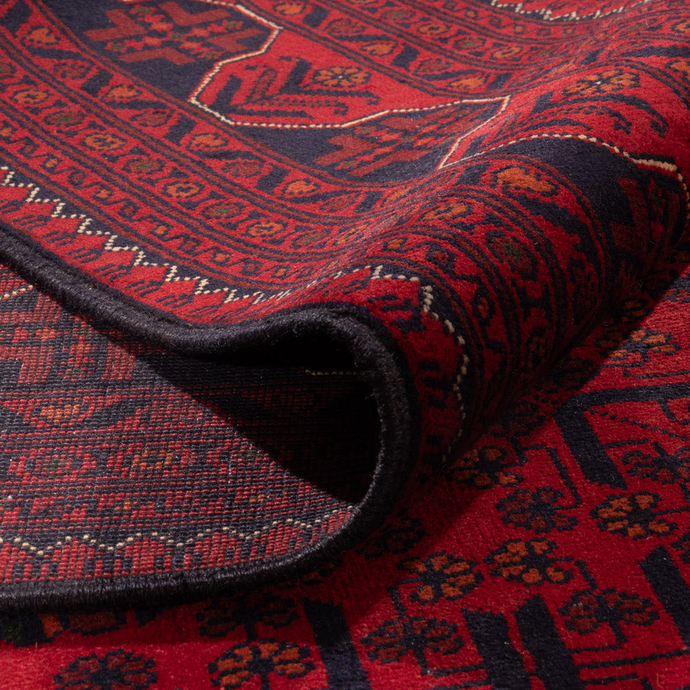Afghan Teppich - Kunduz - 354 x 248 cm - rot