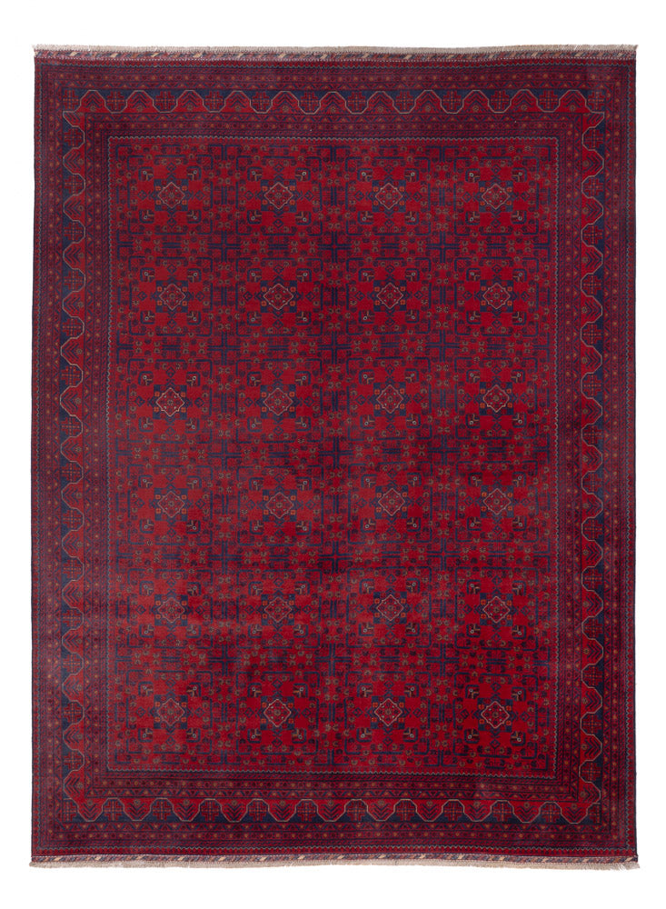 Afghan Teppich - Kunduz - 338 x 252 cm - rot