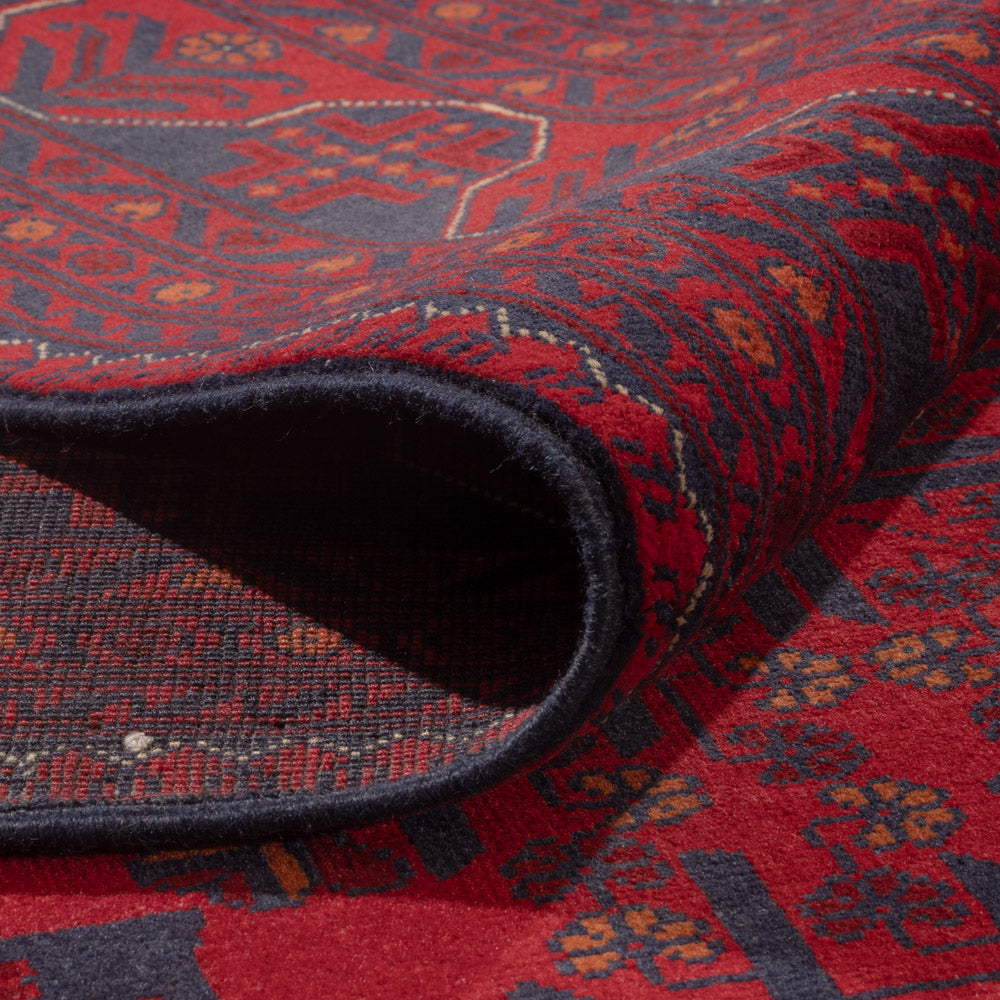 Afghan Teppich - Kunduz - 338 x 252 cm - rot