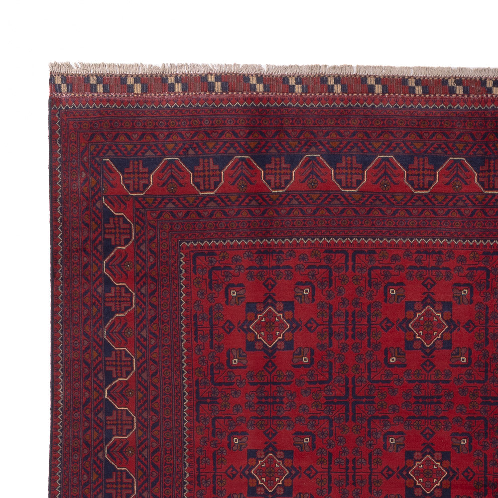 Afghan Teppich - Kunduz - 349 x 253 cm - rot