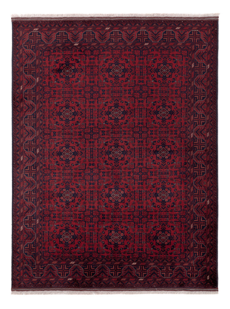 Afghan Teppich - Royal - 197 x 149 cm - rot