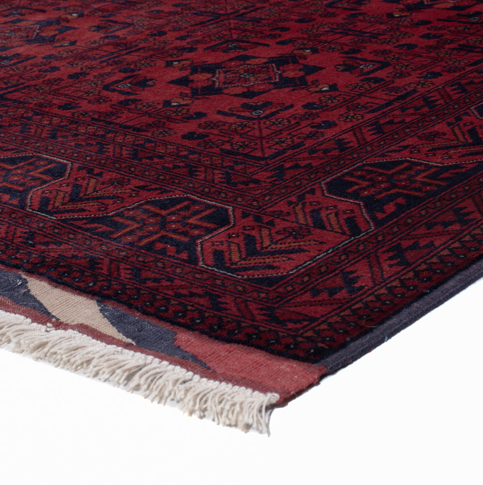 Afghan Teppich - Royal - 192 x 150 cm - rot