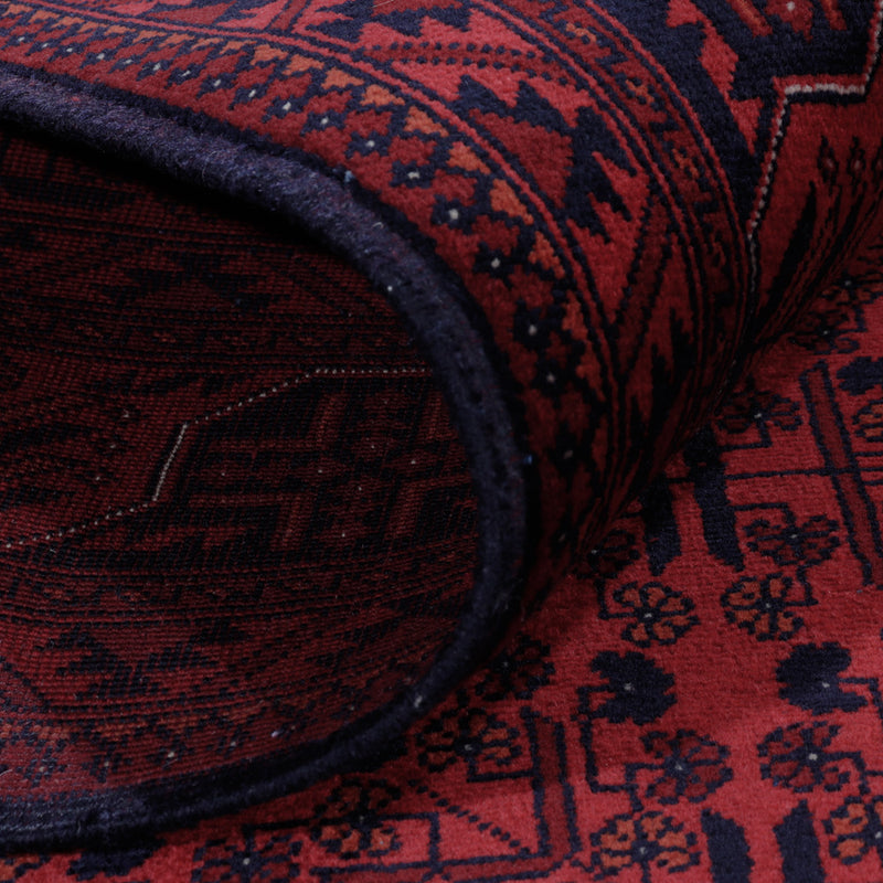 Afghan Teppich - Royal - 192 x 150 cm - rot