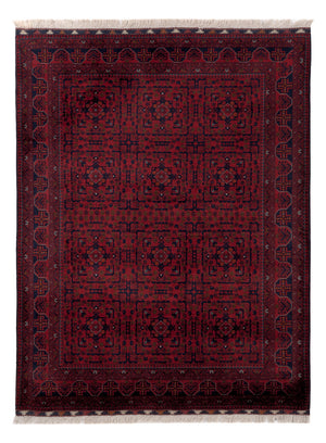 Afghan Teppich - Royal - 201 x 152 cm - rot