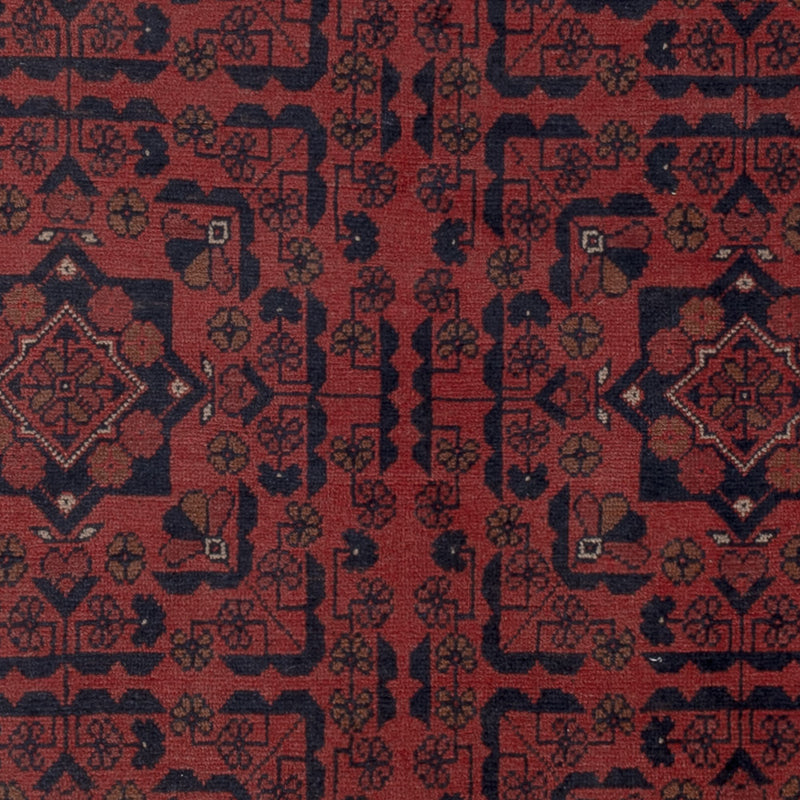 Afghan Teppich - Kunduz - 198 x 148 cm - rot