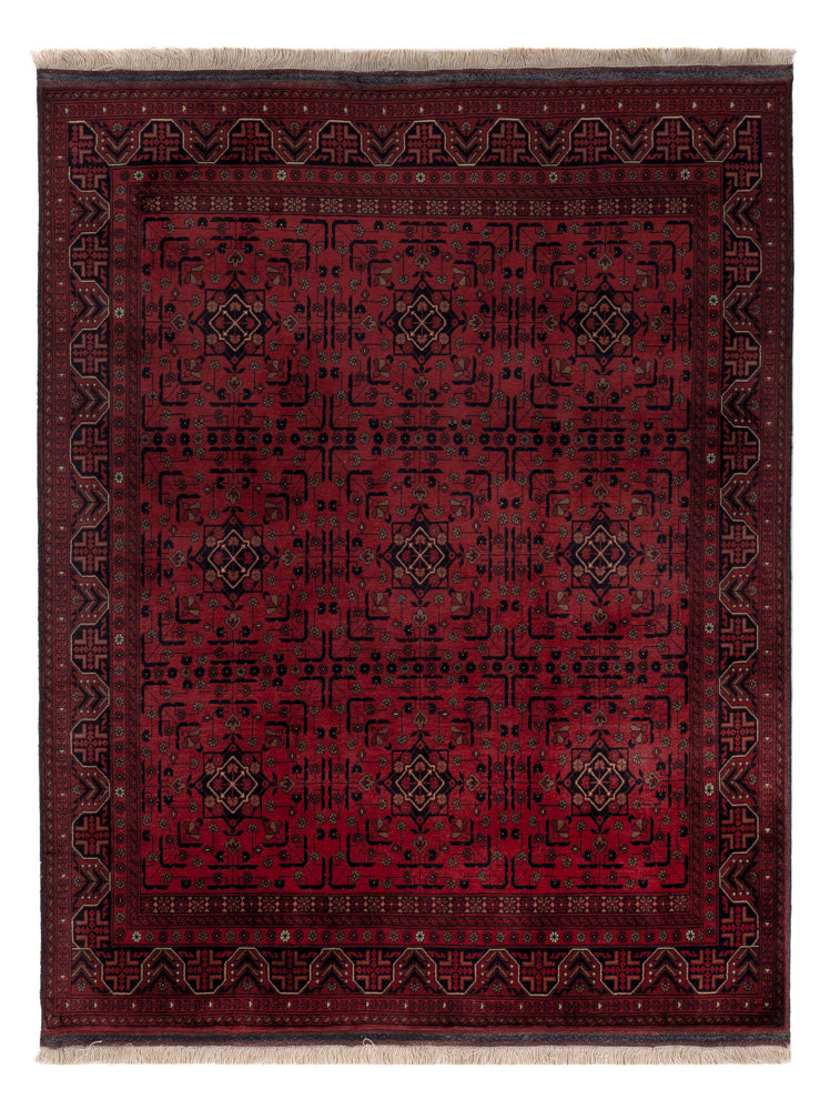 Afghan Teppich - Royal - 191 x 148 cm - rot