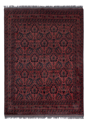Afghan Teppich - Kunduz - 197 x 150 cm - rot