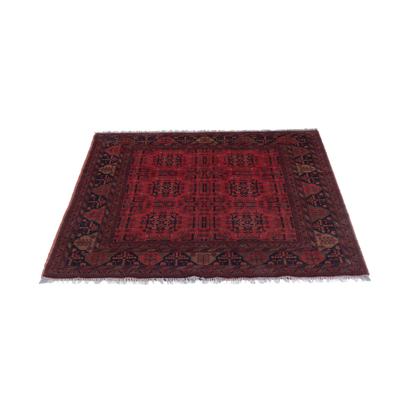 Afghan Teppich - Kunduz - 195 x 149 cm - rot