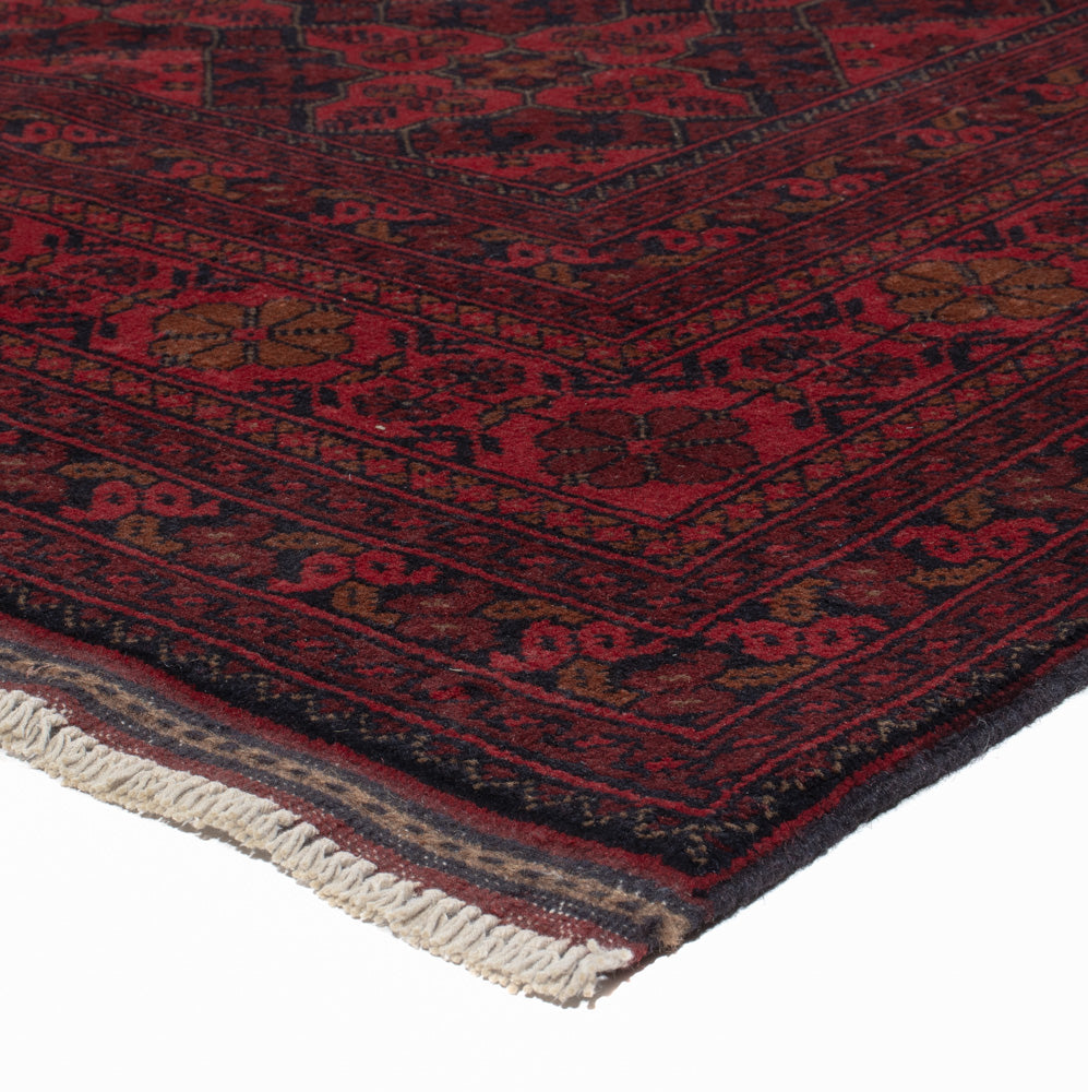 Afghan Teppich - Kunduz - 295 x 197 cm - rot