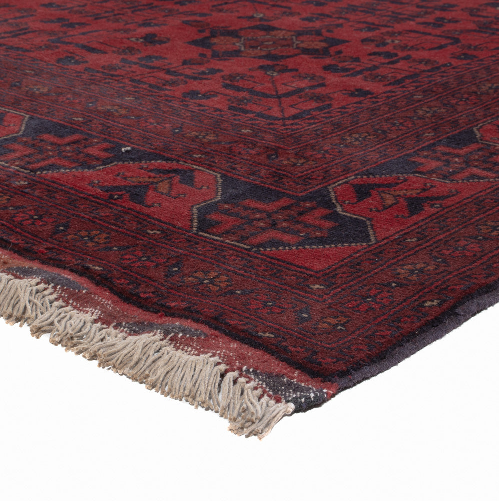 Afghan Teppich - Kunduz - 296 x 204 cm - rot