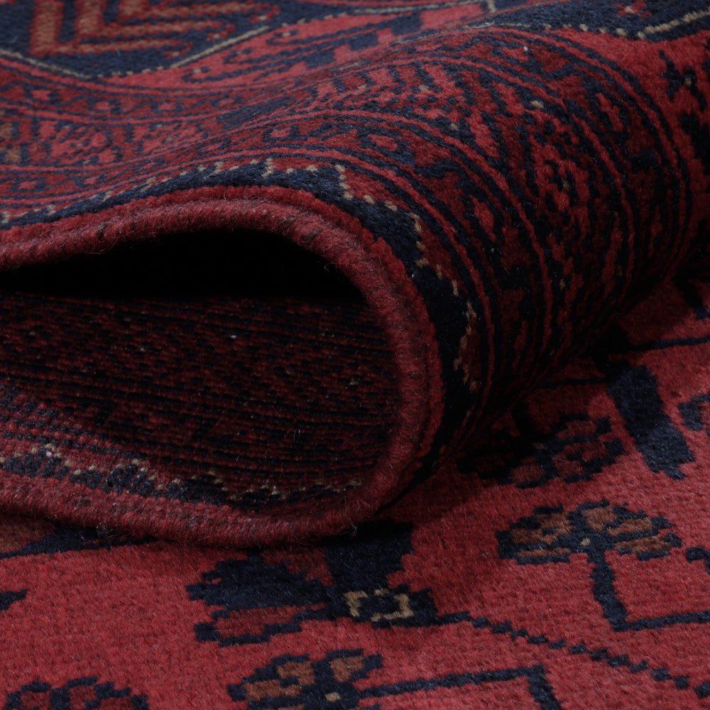 Afghan Teppich - Kunduz - 296 x 206 cm - rot