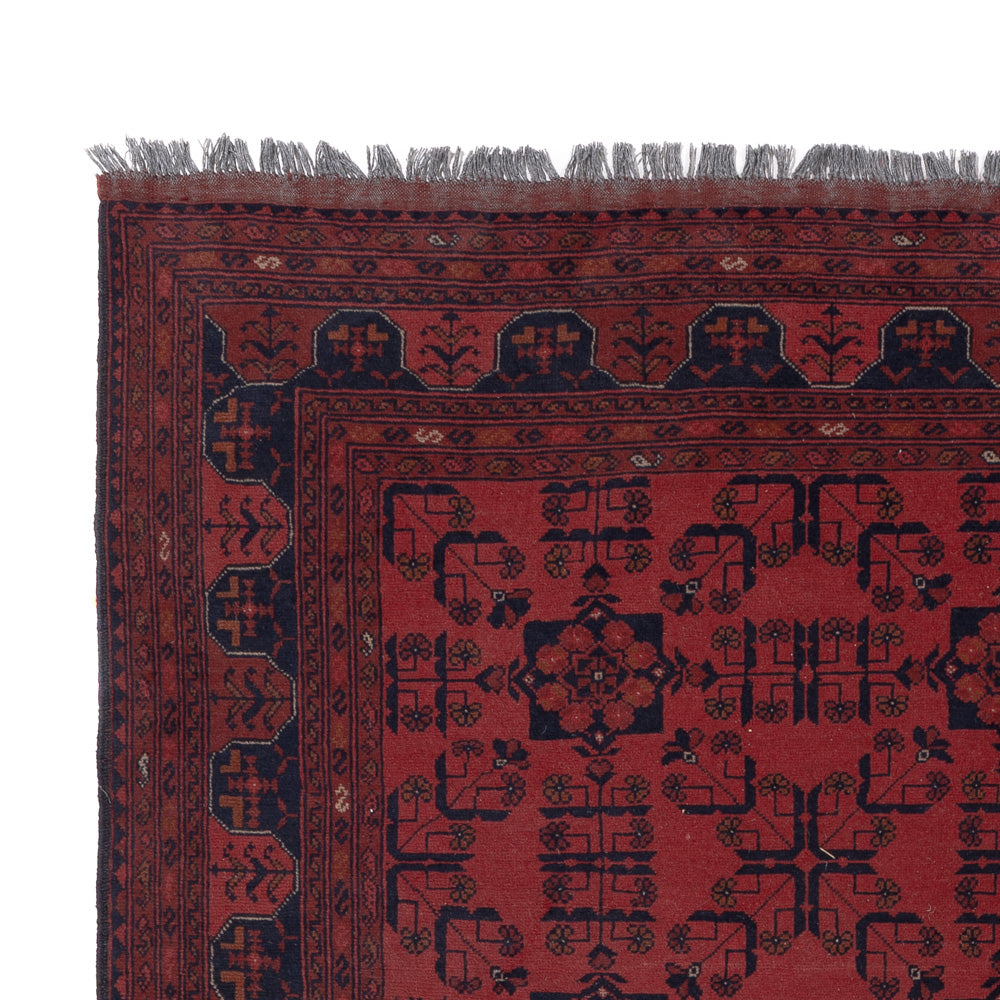 Afghan Teppich - Kunduz - 286 x 199 cm - rot