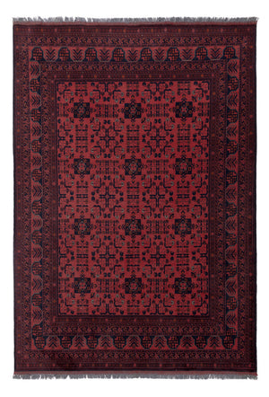 Afghan Teppich - Kunduz - 286 x 201 cm - rot
