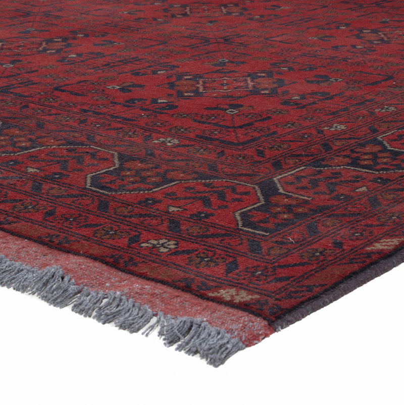 Afghan Teppich - Kunduz - 292 x 187 cm - rot