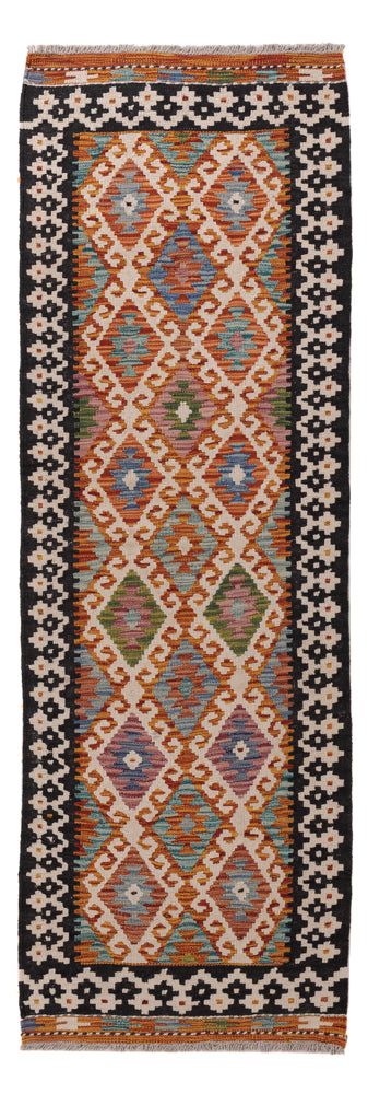 Kilim Maimana Tappeto 68x203cm - Tappeto di lana