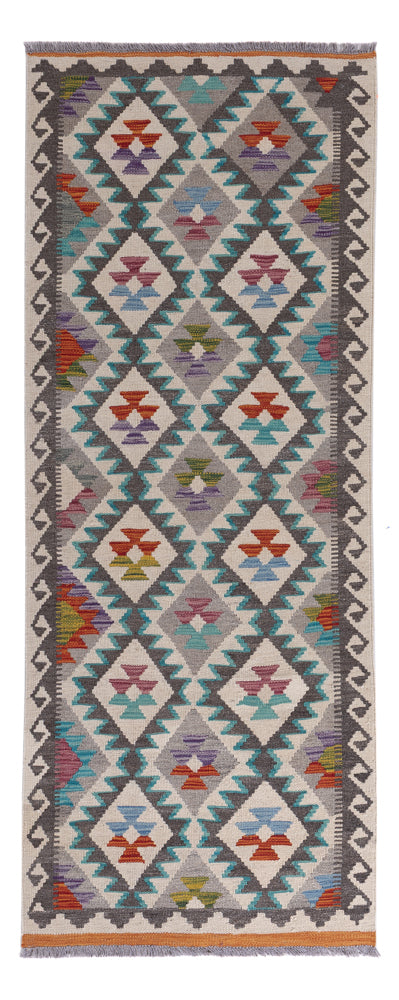 Kilim Maimana Tappeto 79x209cm - Tappeto di lana