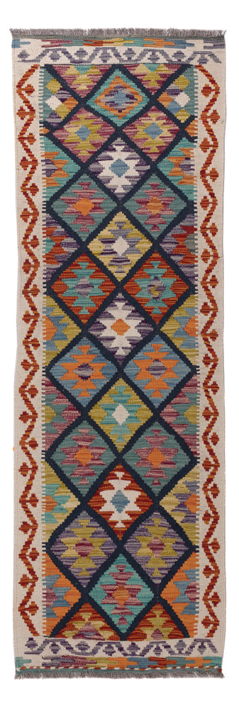 Kilim Maimana Tappeto 66x210cm - Tappeto di lana