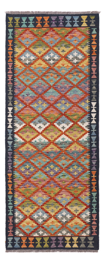Kilim Maimana Tappeto 80x204cm - Tappeto di lana