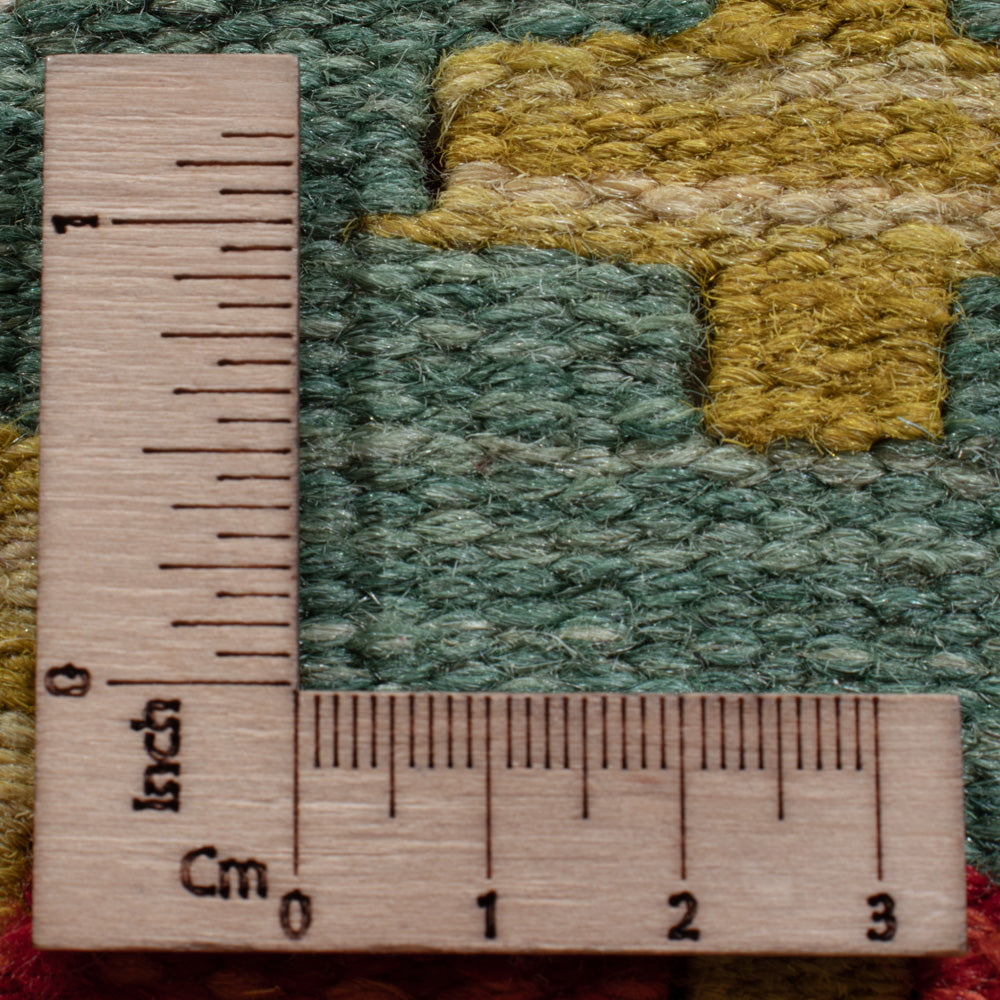 Läufer Kelim - Splash - 202 x 67 cm - mehrfarbig