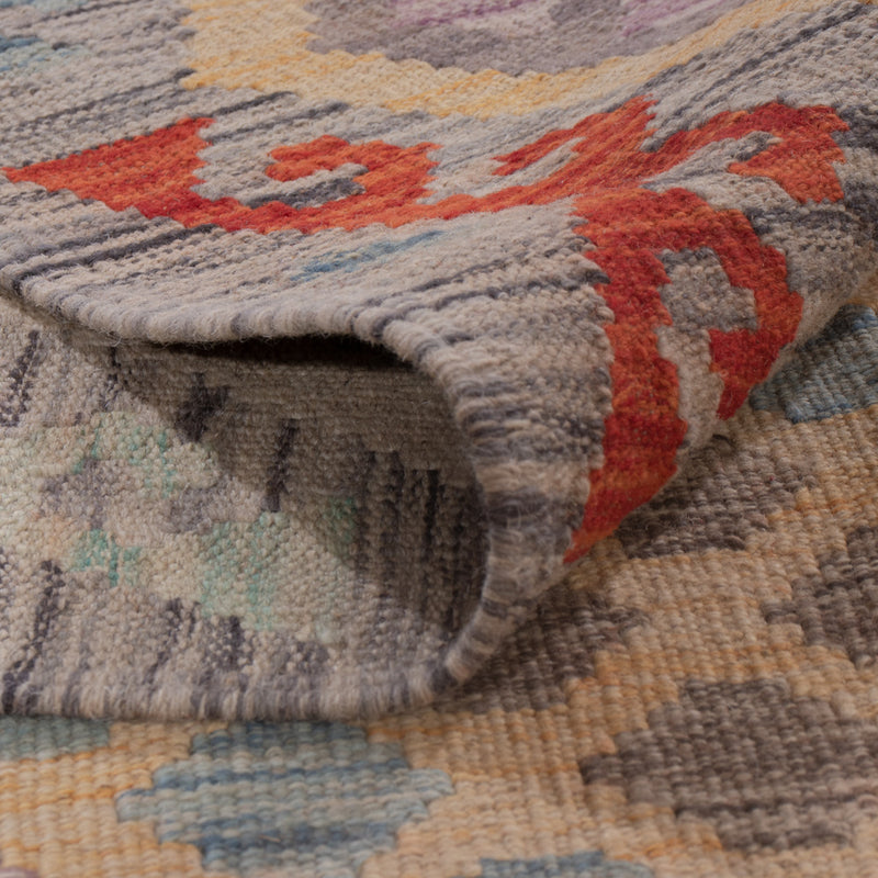 Kelim Teppich - Splash - 342 x 257 cm - mehrfarbig