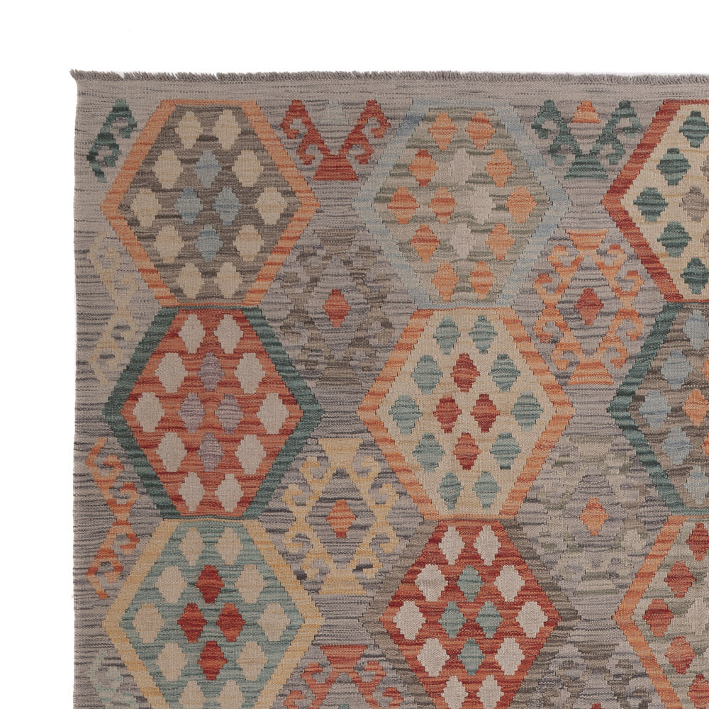 Kilim Maimana Tappeto 298x252cm - Tappeto di lana
