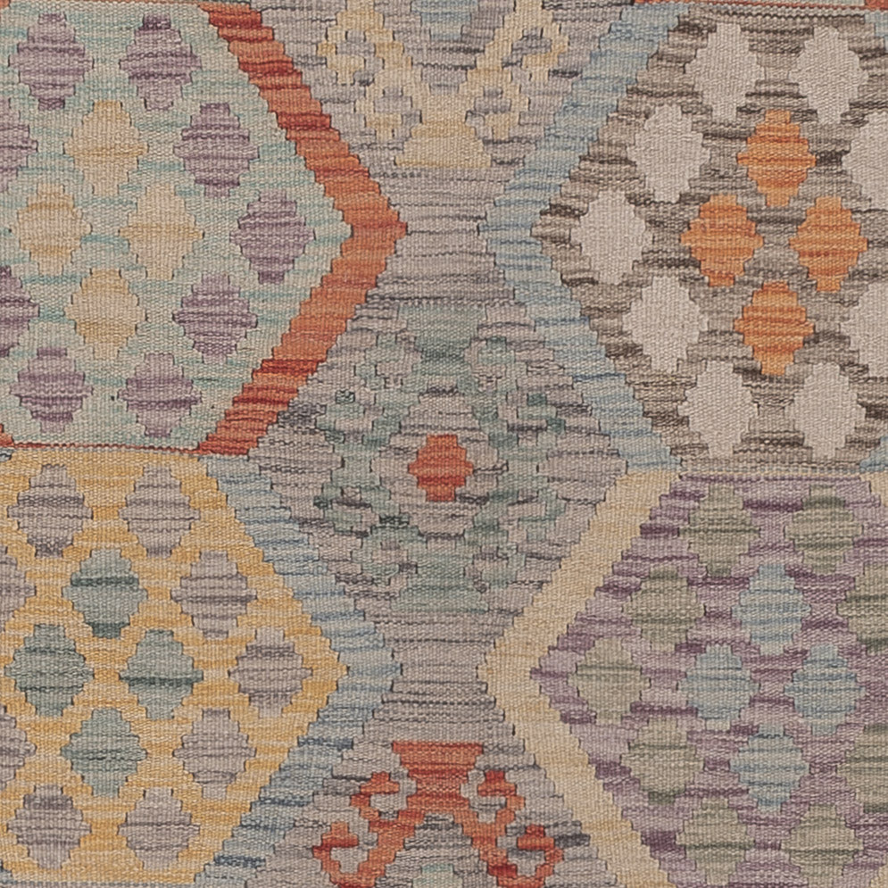 Kelim Teppich - Splash - 298 x 202 cm - mehrfarbig