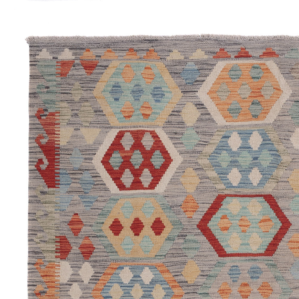 Kilim Maimana Tappeto 252x183cm - Tappeto di lana