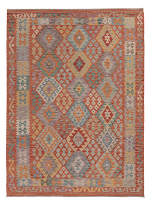 Kelim Teppich - Splash - 243 x 178 cm - mehrfarbig